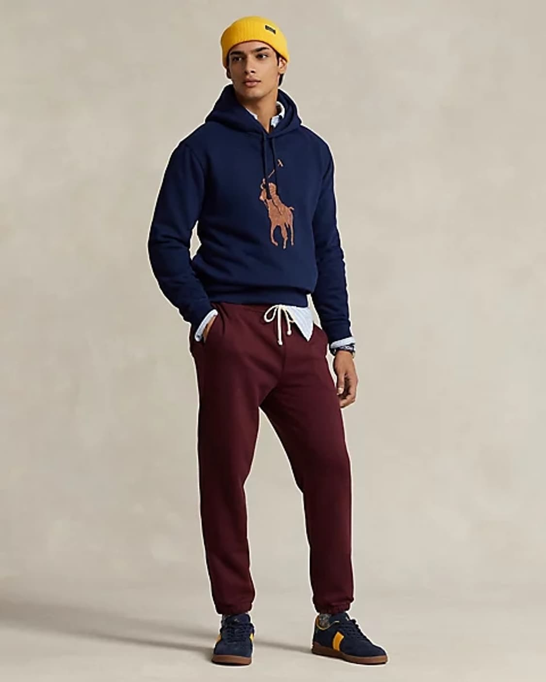 폴로 랄프로렌 레더 빅포니 후디 상품이미지1