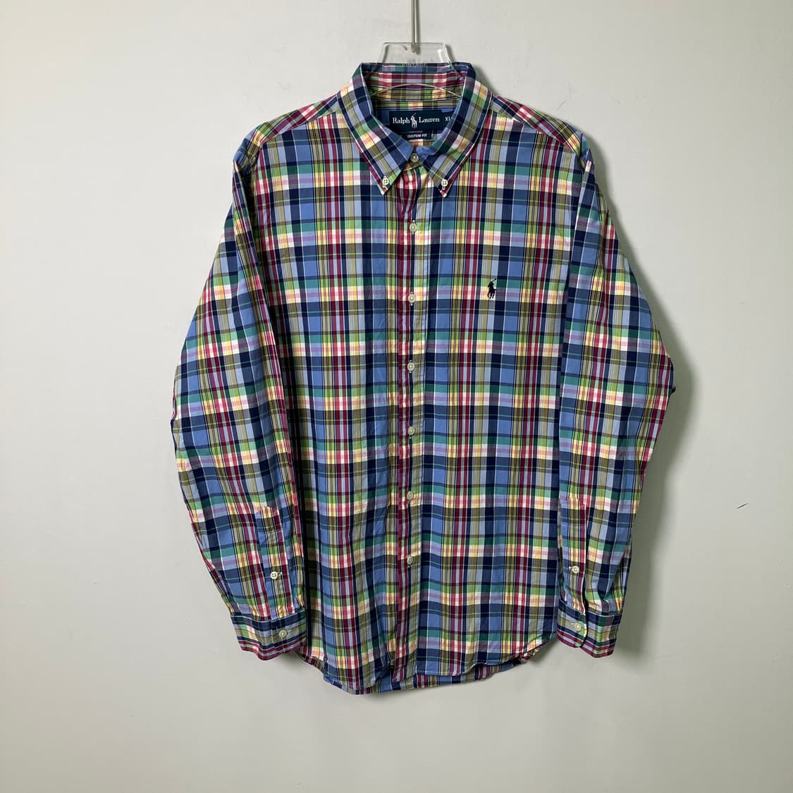 폴로 랄프로렌 멀티 블록 체크 셔츠 XL 상품이미지1