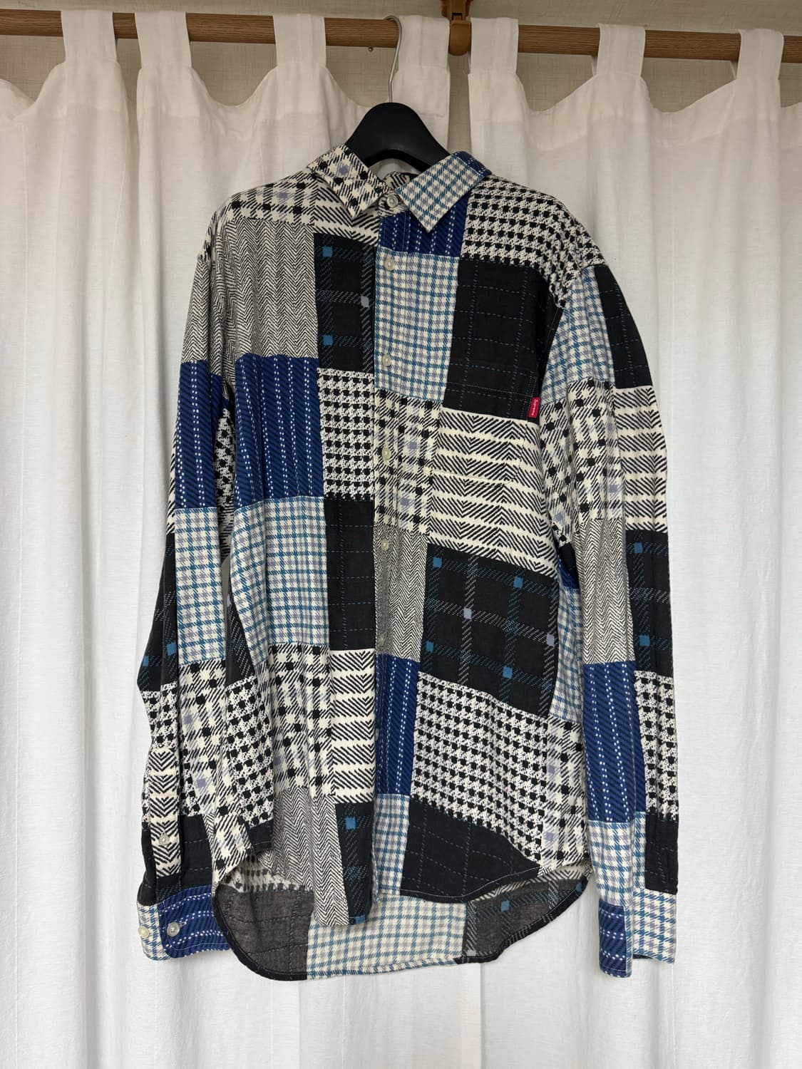 슈프림 15fw 패치워크 셔츠 상품이미지1