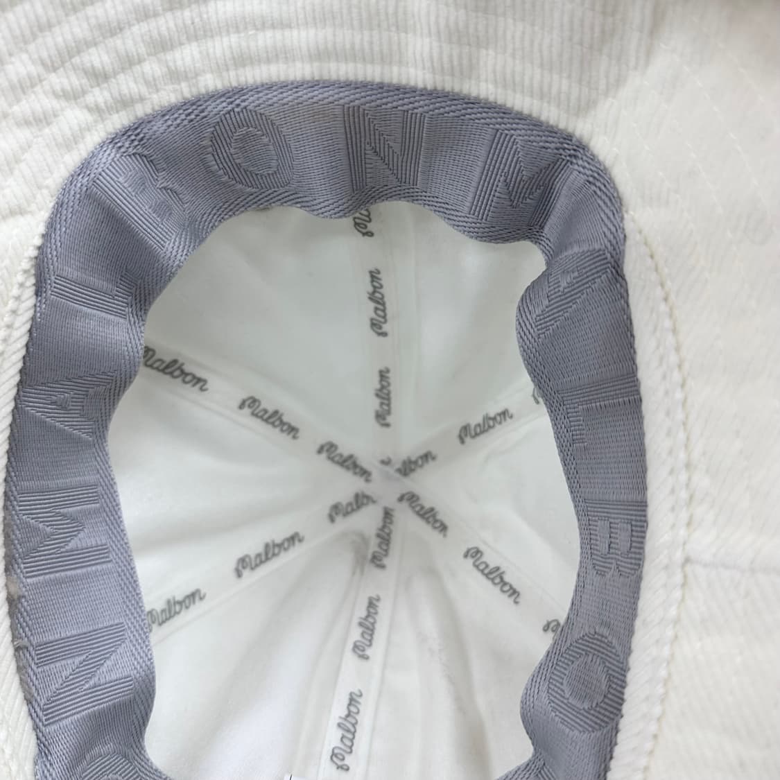 MALBON 말본골프 코듀로이 보아 귀달이 버킷햇 모자 56cm 상품이미지7