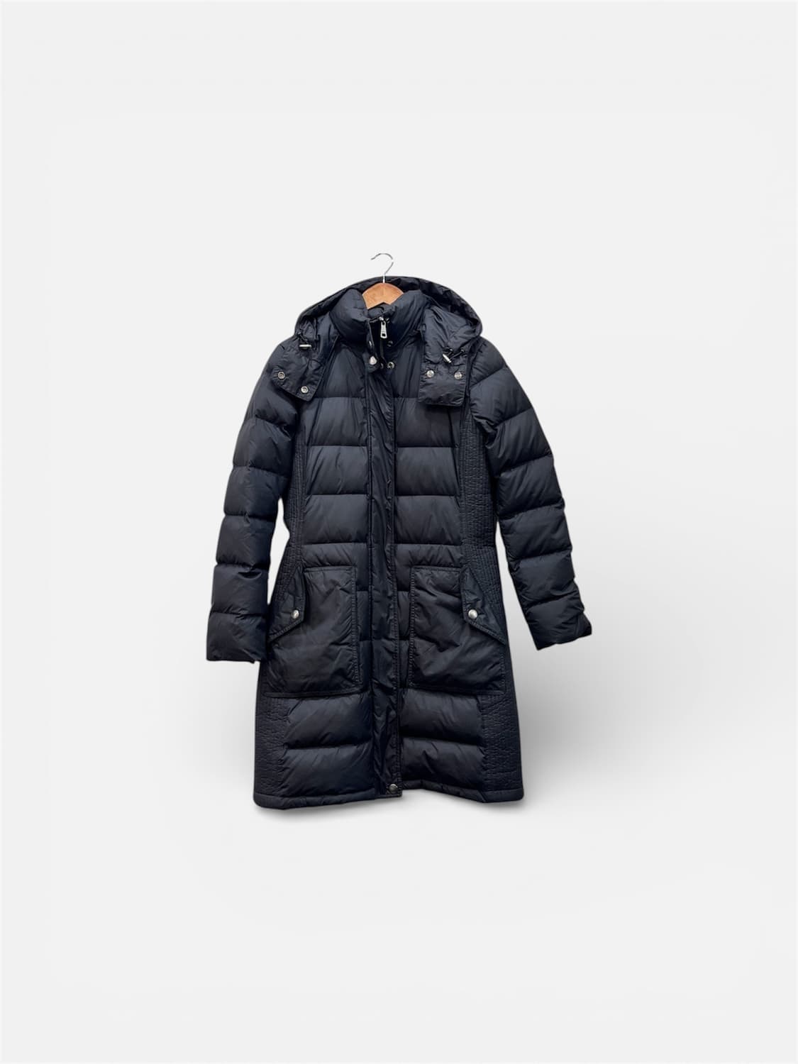 버버리 브릿라인 덕다운 롱패딩 M 블랙 상품이미지1