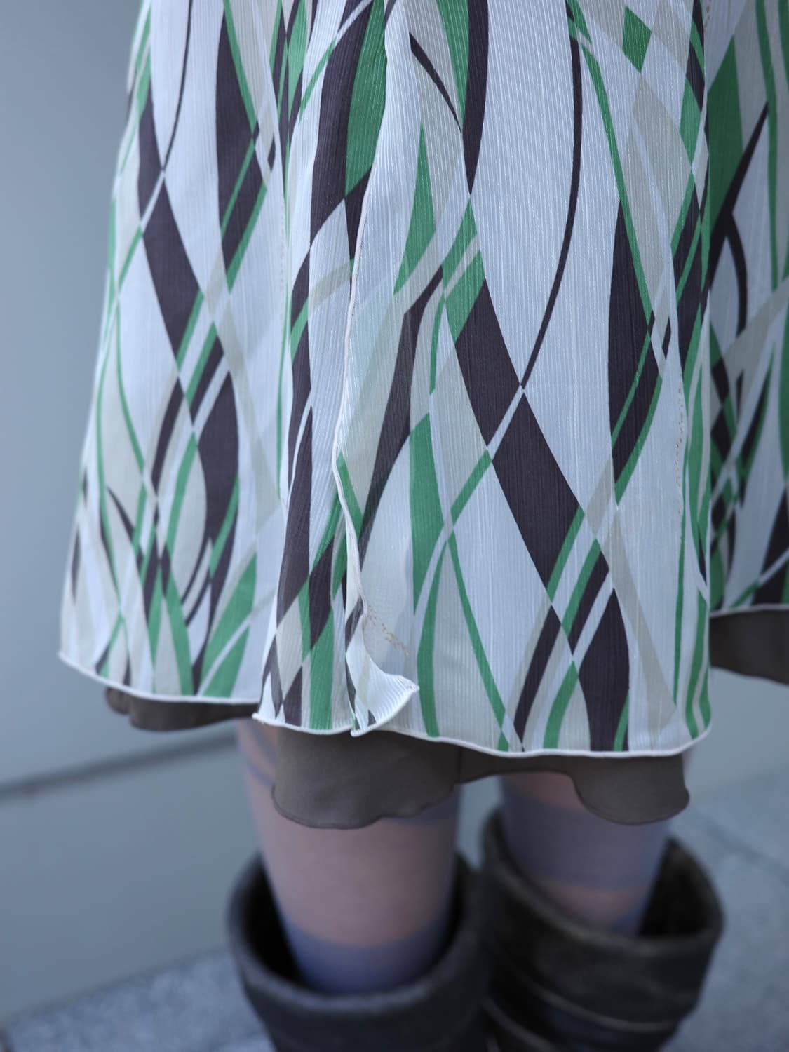 빈티지 미디 스커트 상품이미지3