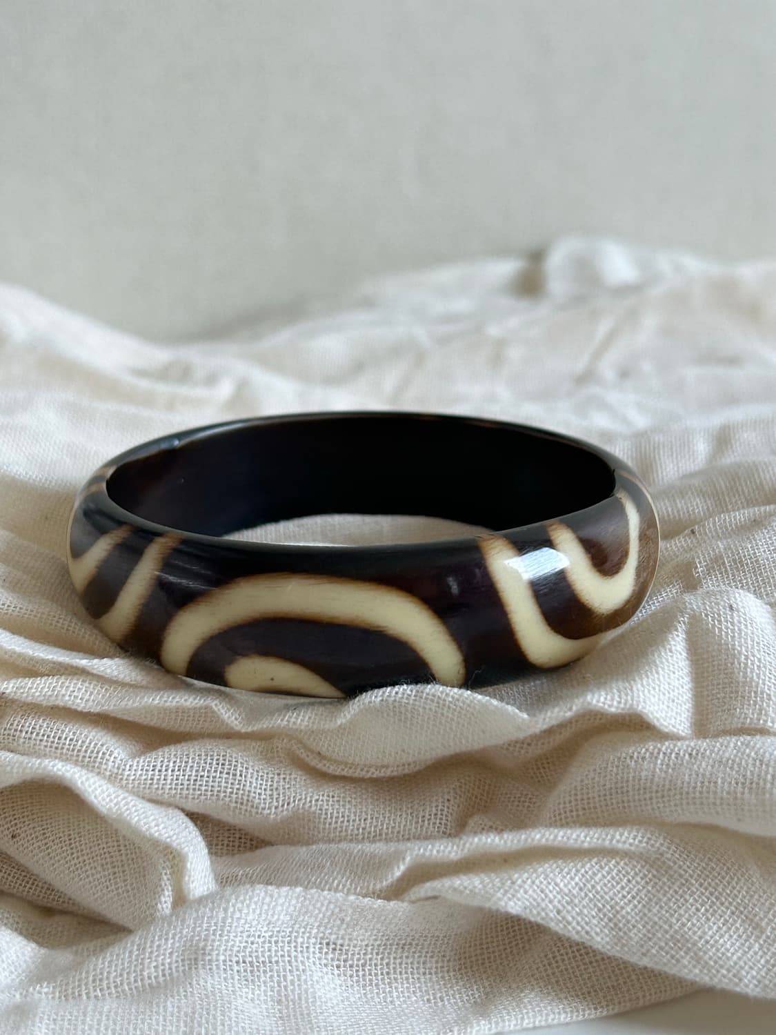 인도 우드 텍스처 뱅글 상품이미지1