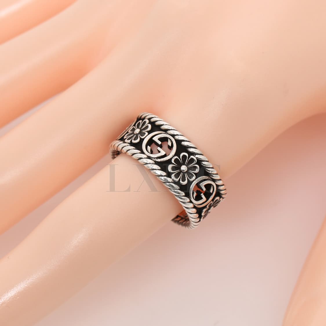 구찌 플로라 반지 인터로킹 실버반지 실버링 13호 577263 상품이미지4