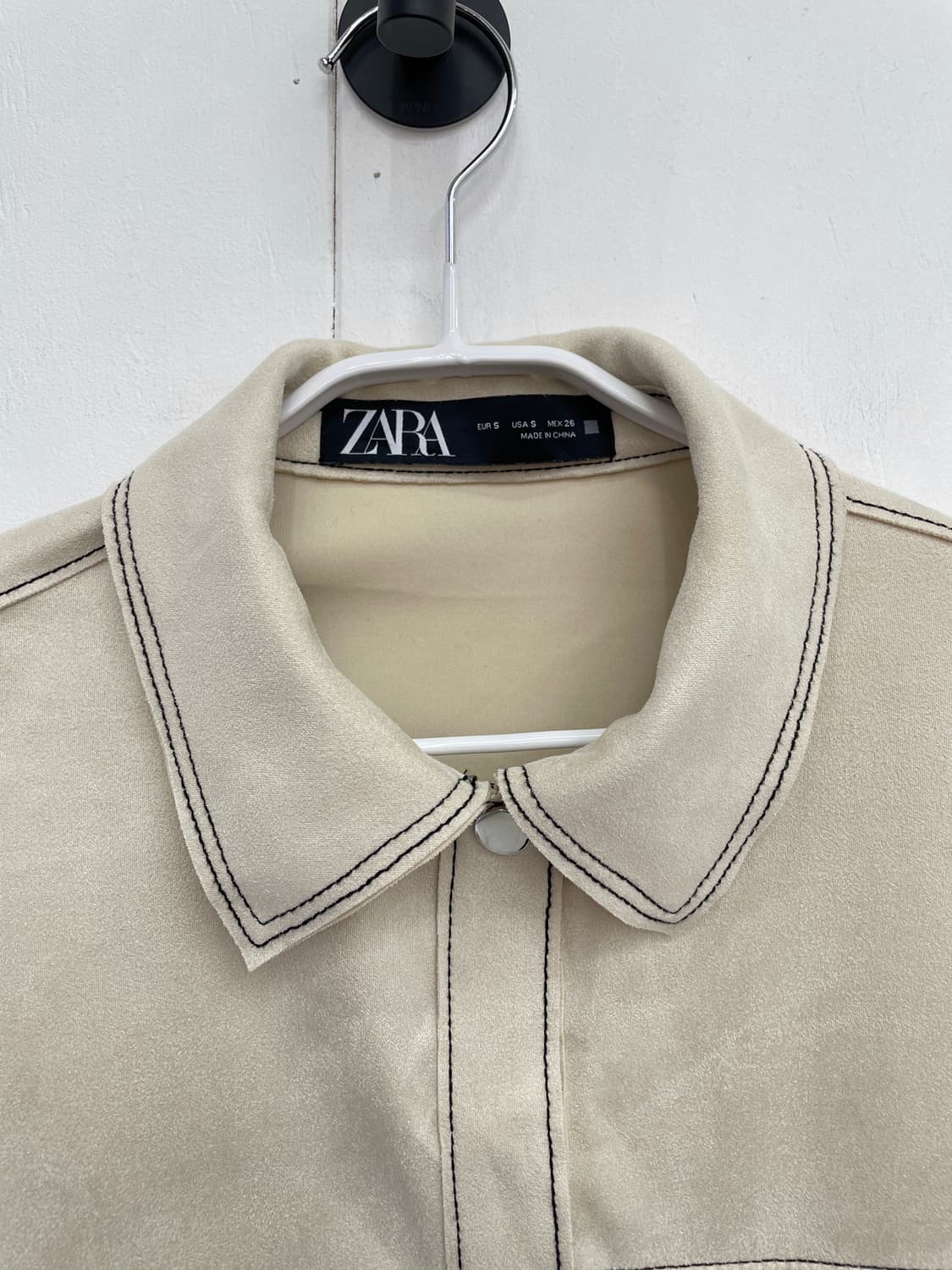 자라(ZARA) 스웨이드 스티치 크롭 자켓 상품이미지6