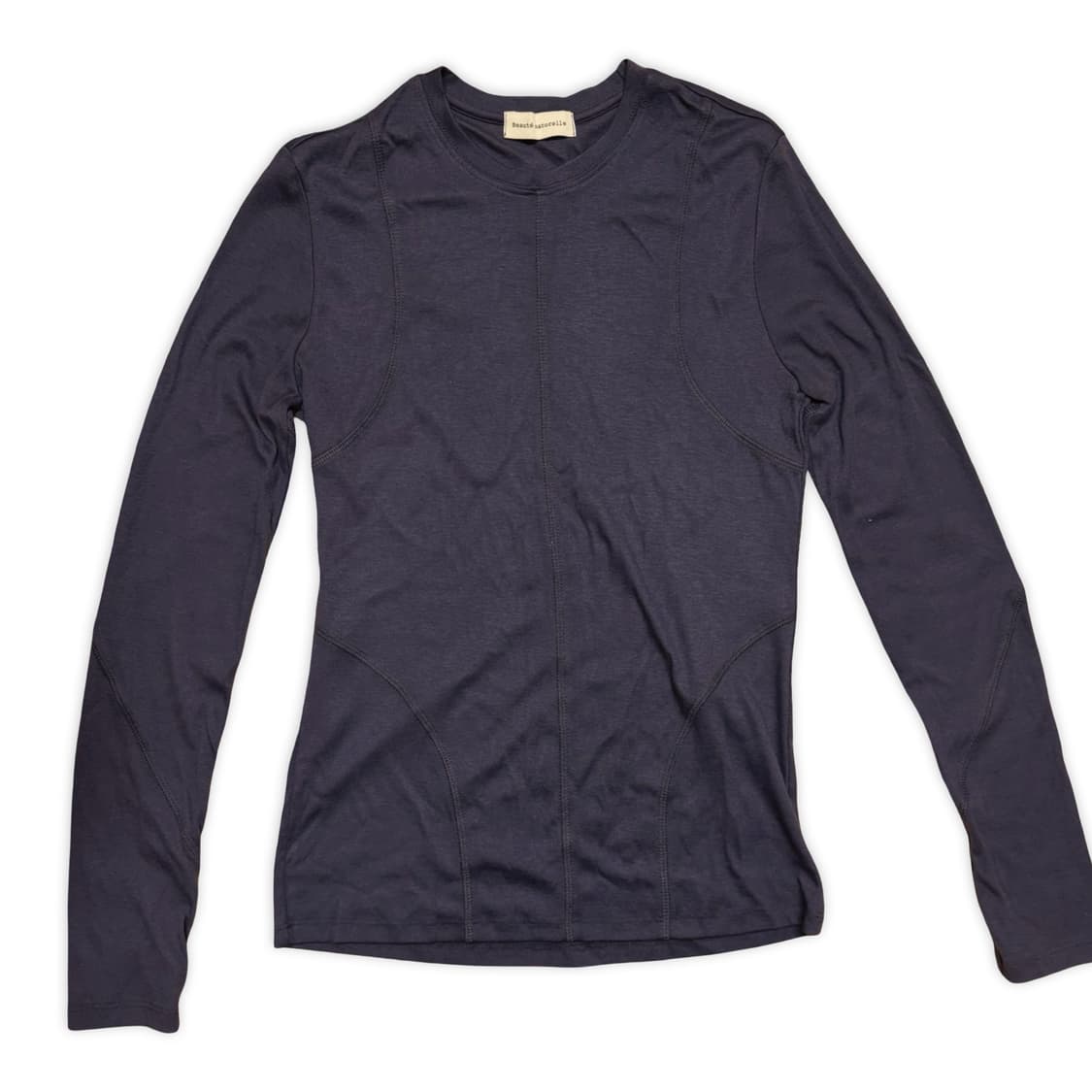 빈티지 절개 티셔츠 차콜  상품이미지1