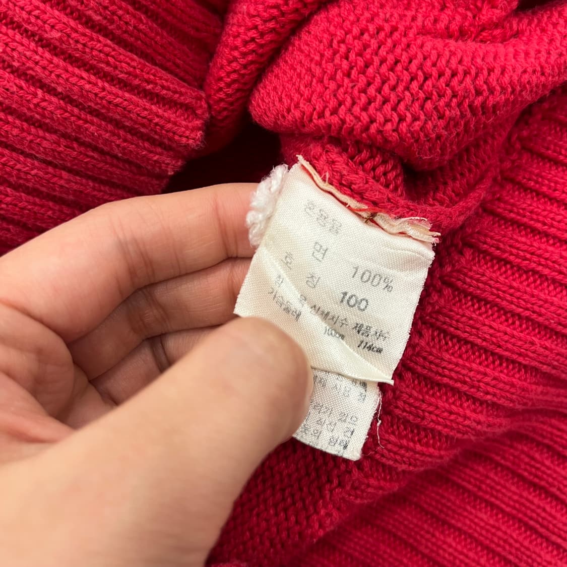 100 폴로 랄프로렌 90s 코튼 가디건 상품이미지5