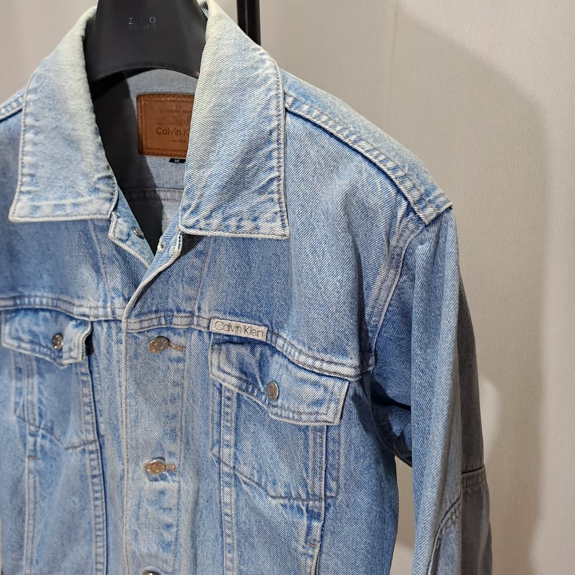 (택포) 90년 케빈클라인 커스텀 데님자켓 M B954 상품이미지4
