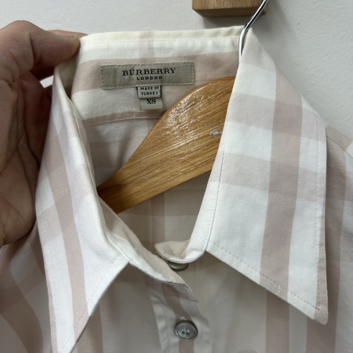 15045 - 버버리 체크 셔츠 상품이미지3