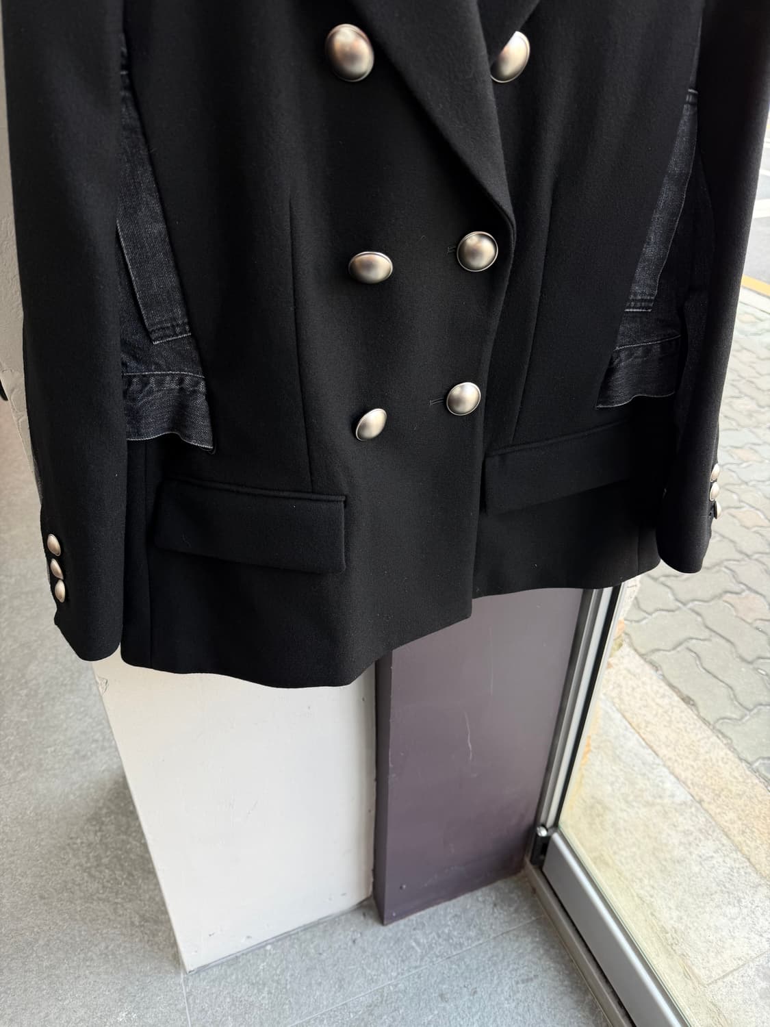 2/ 사카이 데님 도킹 데미지 더블자켓 상품이미지4