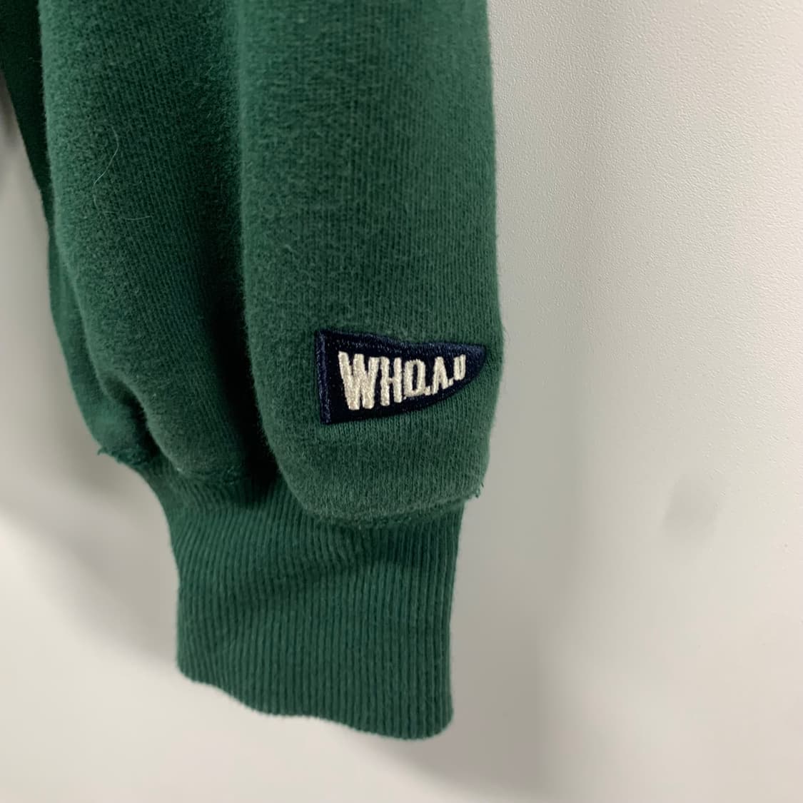 후아유 y2k 와투케 그린 후드집업 상품이미지6