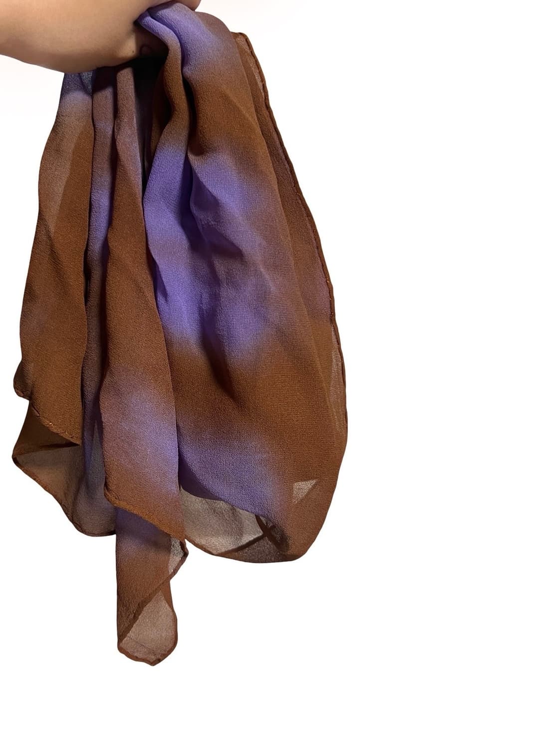 Brown & Violet Japanese Vintage Scarf 상품이미지2