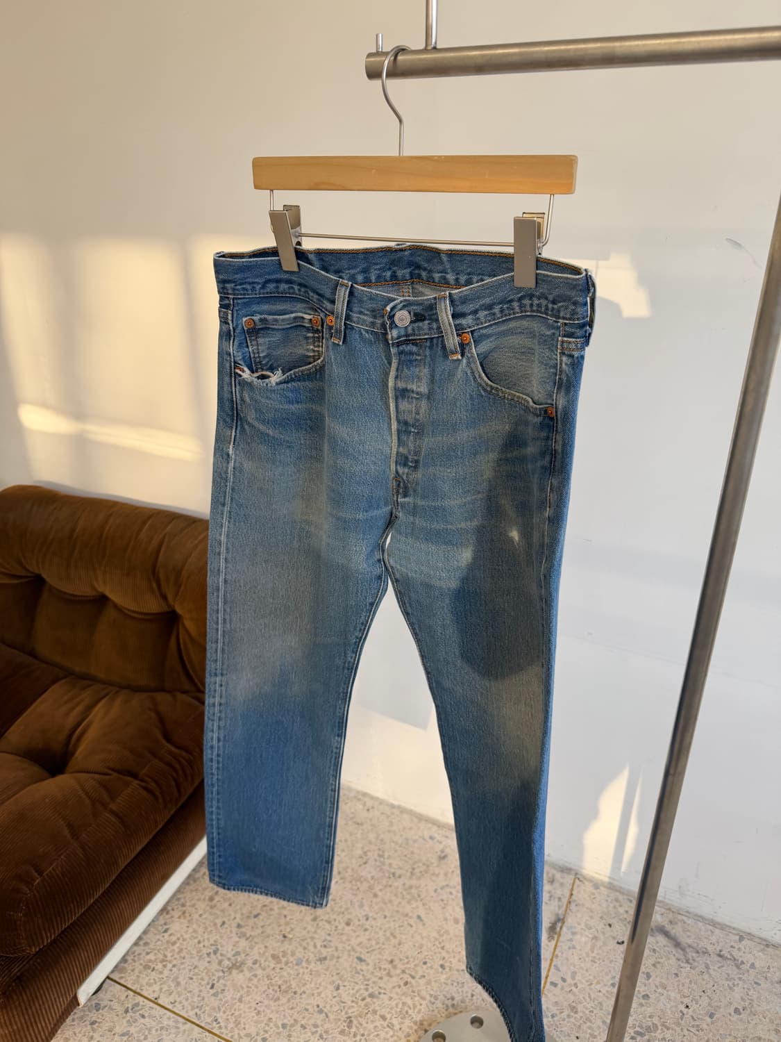 리바이스 501 vtg 데님 상품이미지1