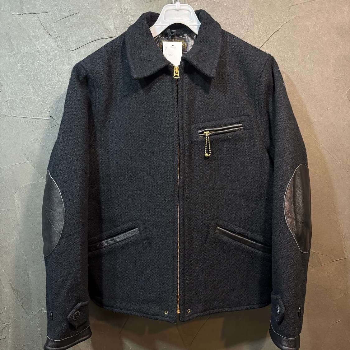 [M] LABOUR UNION 레이버 유니온 울 가죽 자켓 상품이미지1