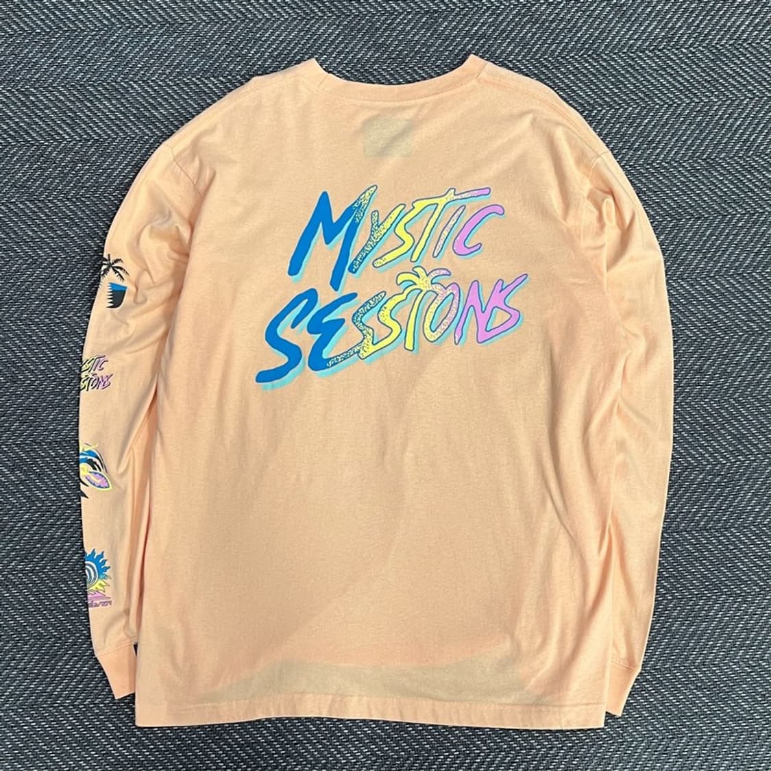 퀵실버 사이드 프린팅 롱슬리브  v1084 상품이미지2