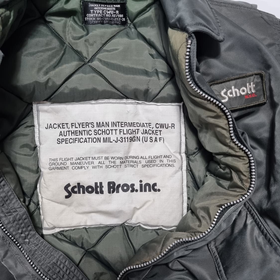 1990s 쇼트 CWU-R 플라이트 자켓  상품이미지7