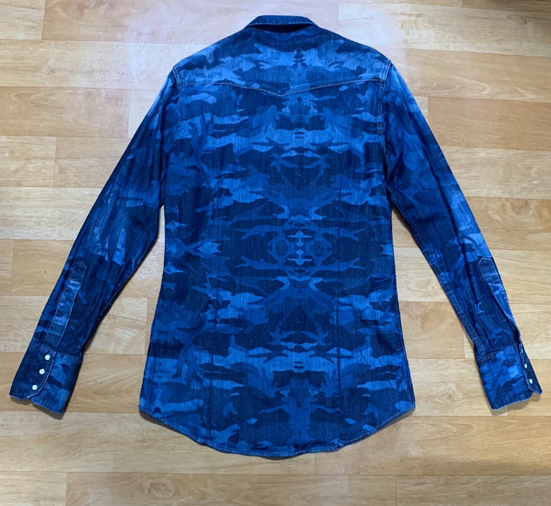 DSQUARED2 디스퀘어드 카모플라쥬 웨스턴 셔츠(데님-코튼) 상품이미지10