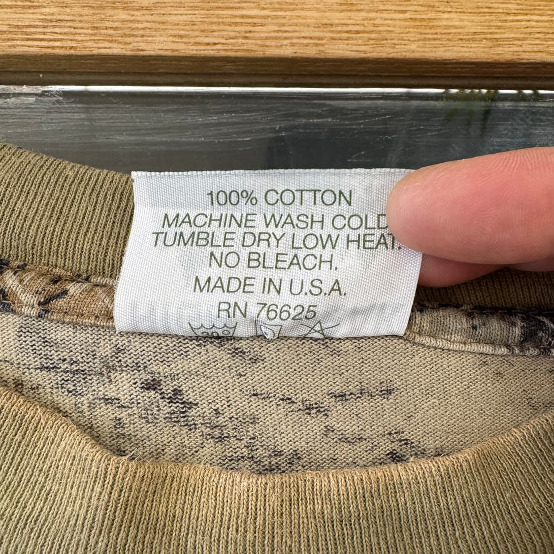 90s HIGH PEAK 리얼트리 롱슬리브 티셔츠 made in USA  상품이미지6