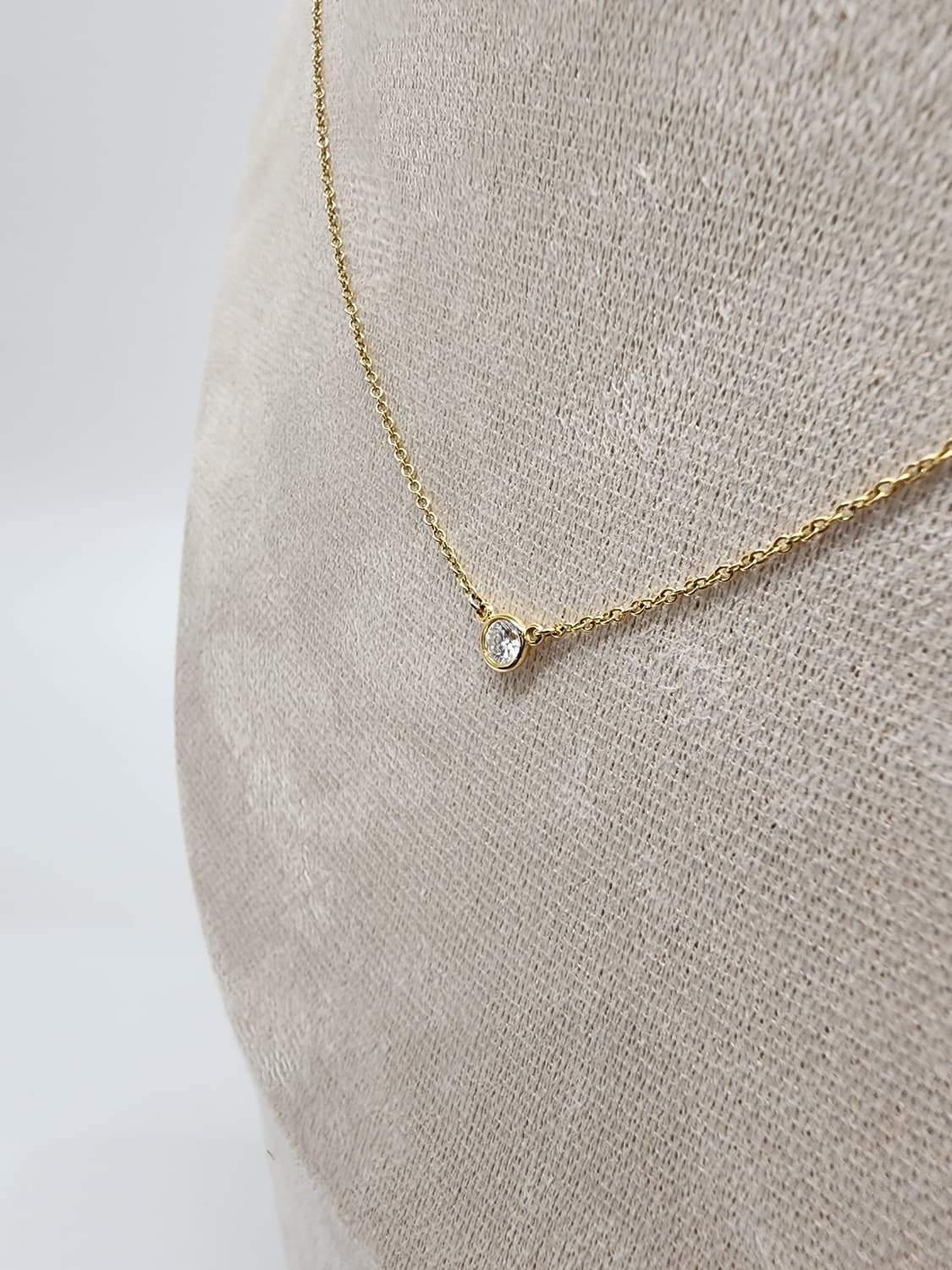 티파니앤코 옐골18K 엘사 퍼레티 바이더야드 1p 네크리스 0.12캐럿  상품이미지7