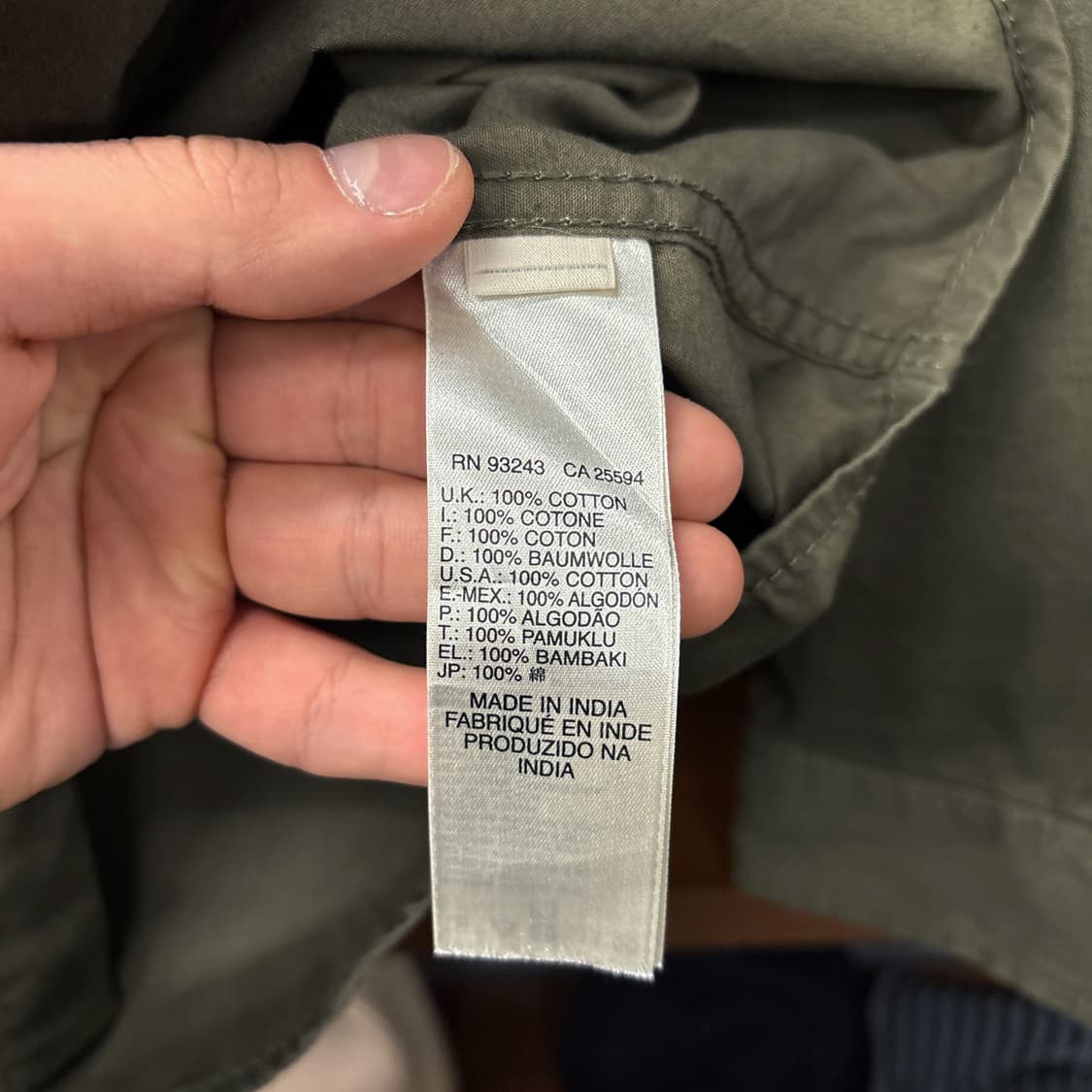 디젤 밀리터리 모티브 슈페리어 프로텍션 정글 퍼티그 셔츠 N1087 상품이미지10