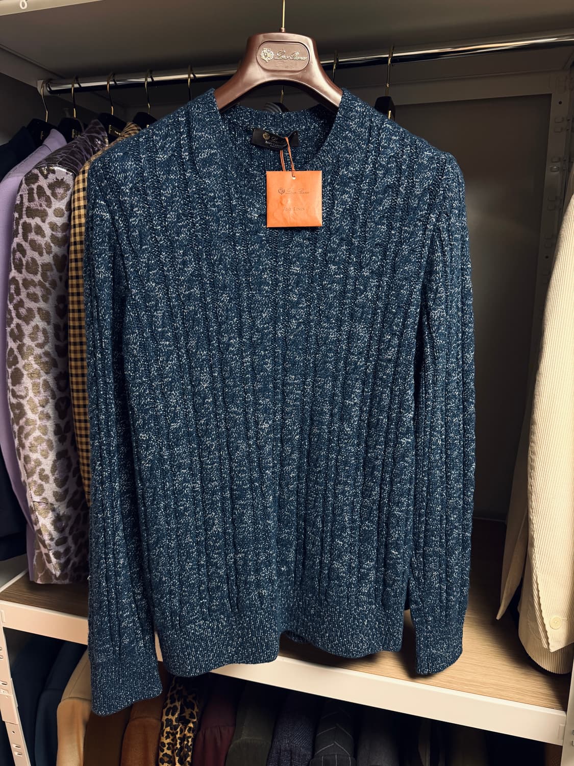 (새상품,강추👍)로로피아나 베이비캐시미어 케이블 스웨터 니트 상품이미지1