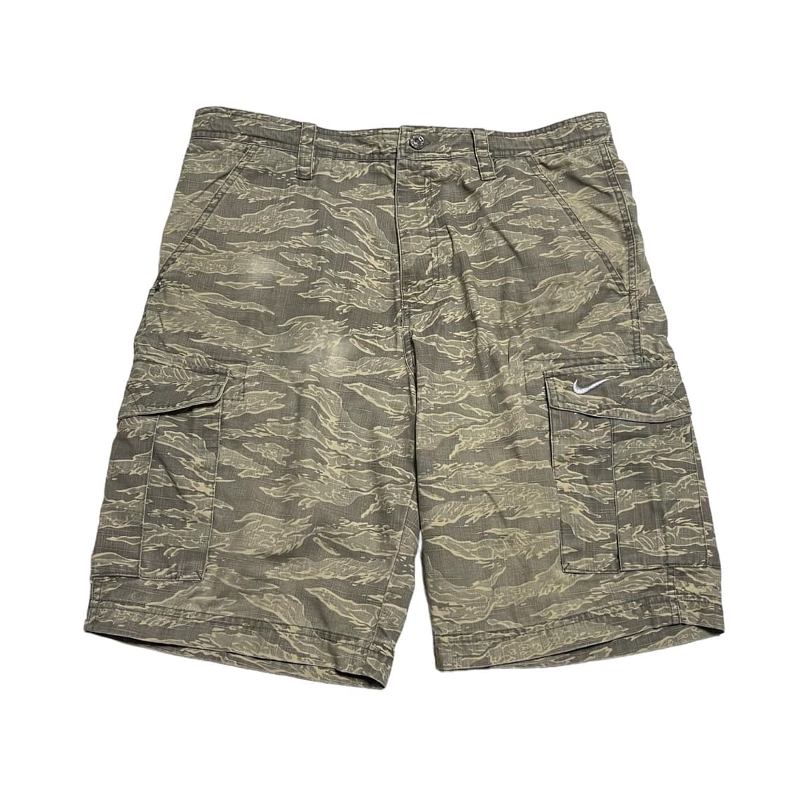 나이키 빈티지 스우시 타이거 카모 데님 카고팬츠 상품이미지1