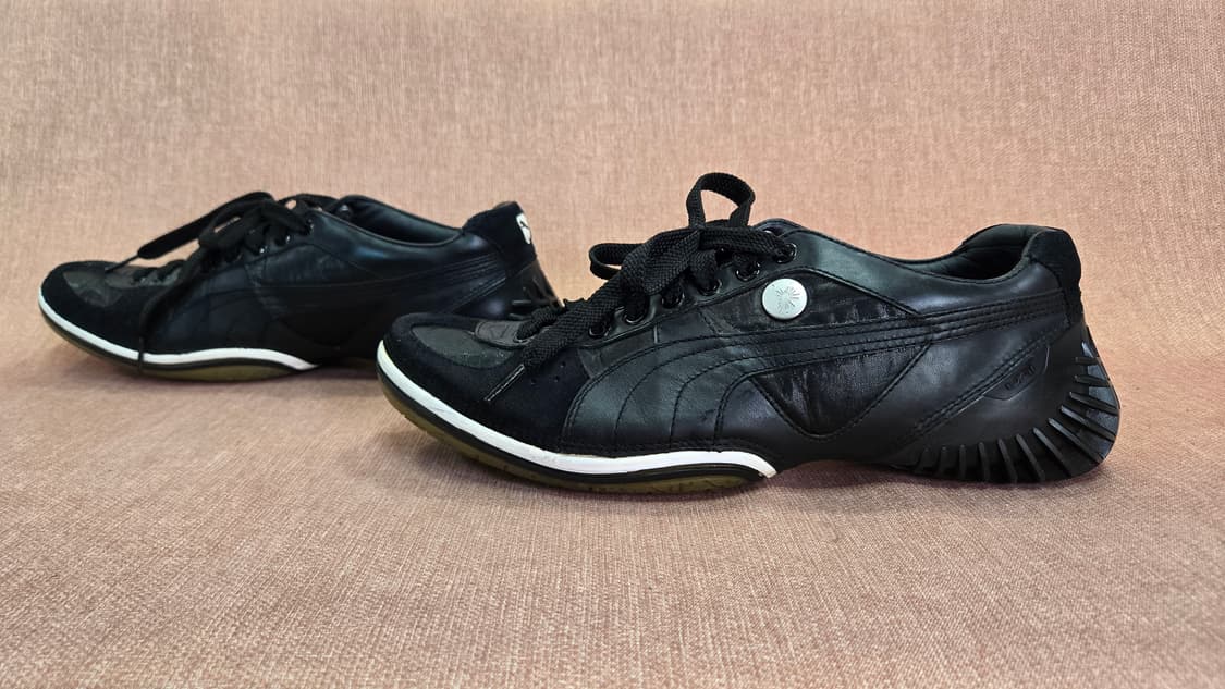 푸마 미하라야스히로 290mm- 블랙 가죽 스니커즈 상품이미지4