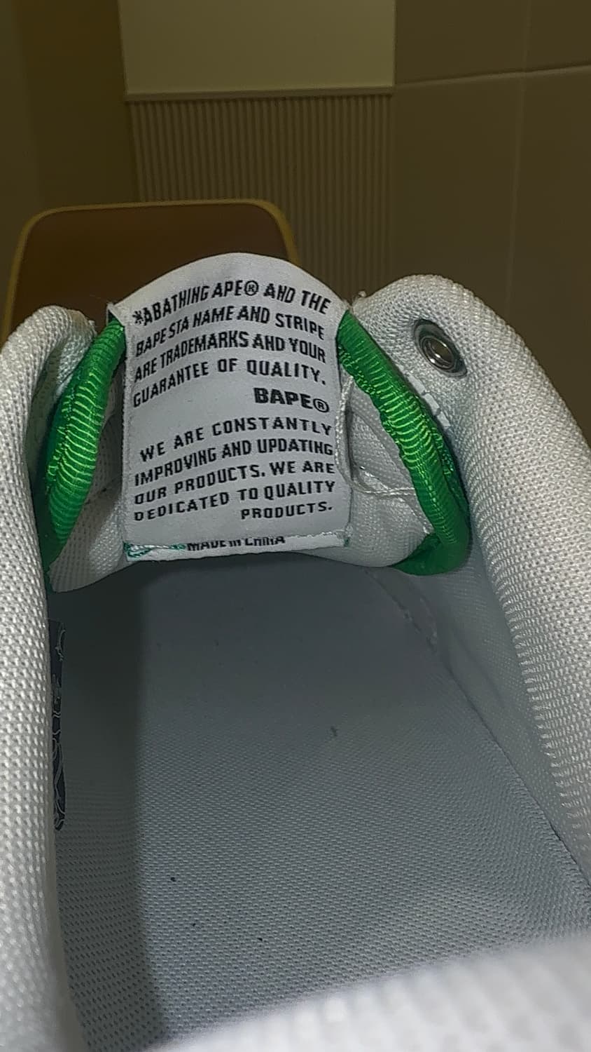 BAPESTA M1 BRAZIL 베이프스타 M1 280mm 상품이미지7