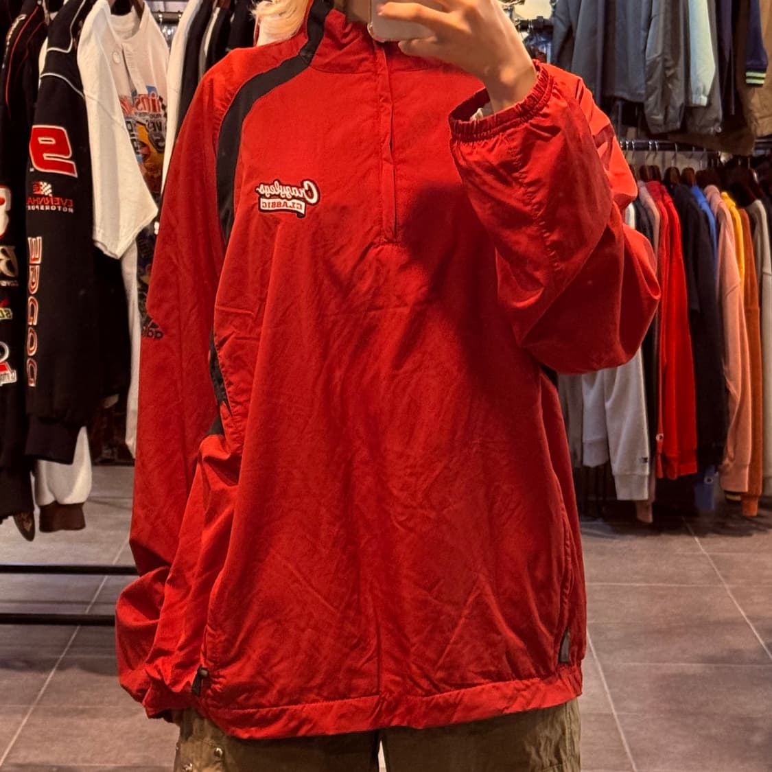 [NO.9] 아디다스 레드 빈집업 바람막이 상품이미지2