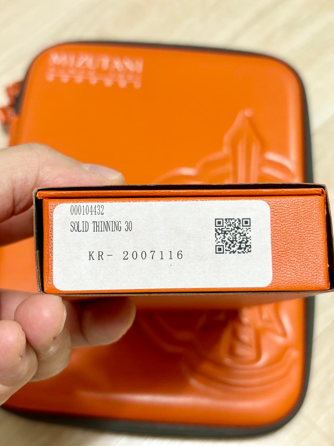 미쯔다니 솔리드 미용가위 틴닝가위 30발 1홈 미즈타니 상품이미지3