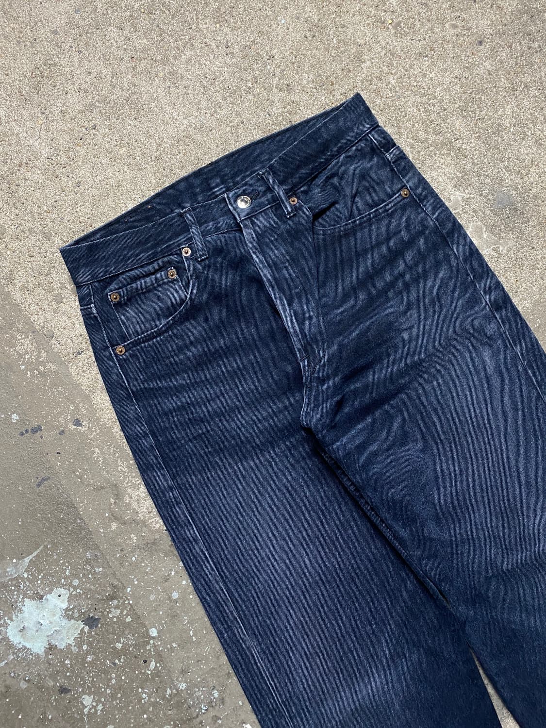 90's 리바이스 501 흑청 USA Made 501 상품이미지4