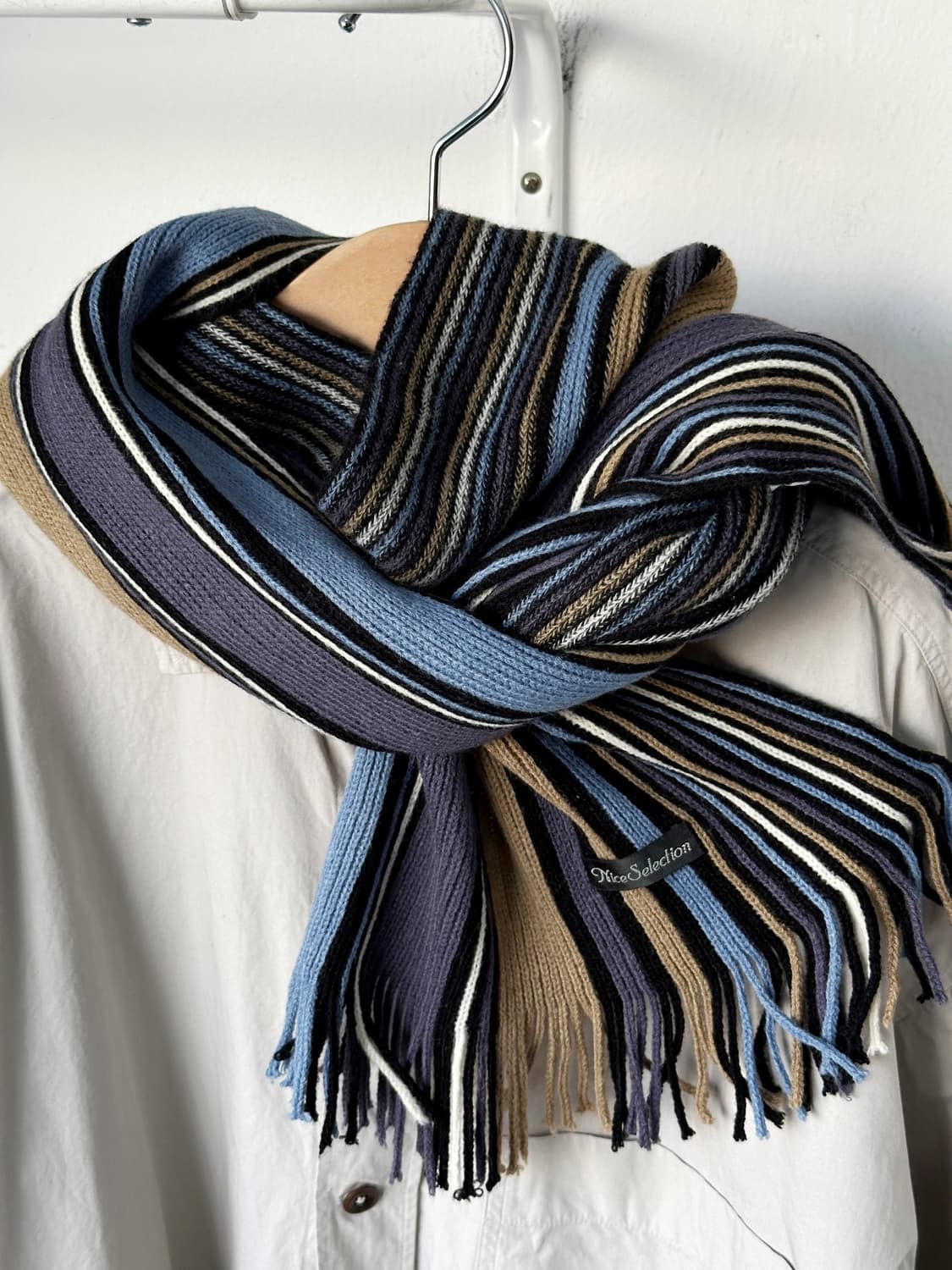 Multi stripe knit muffler 상품이미지2