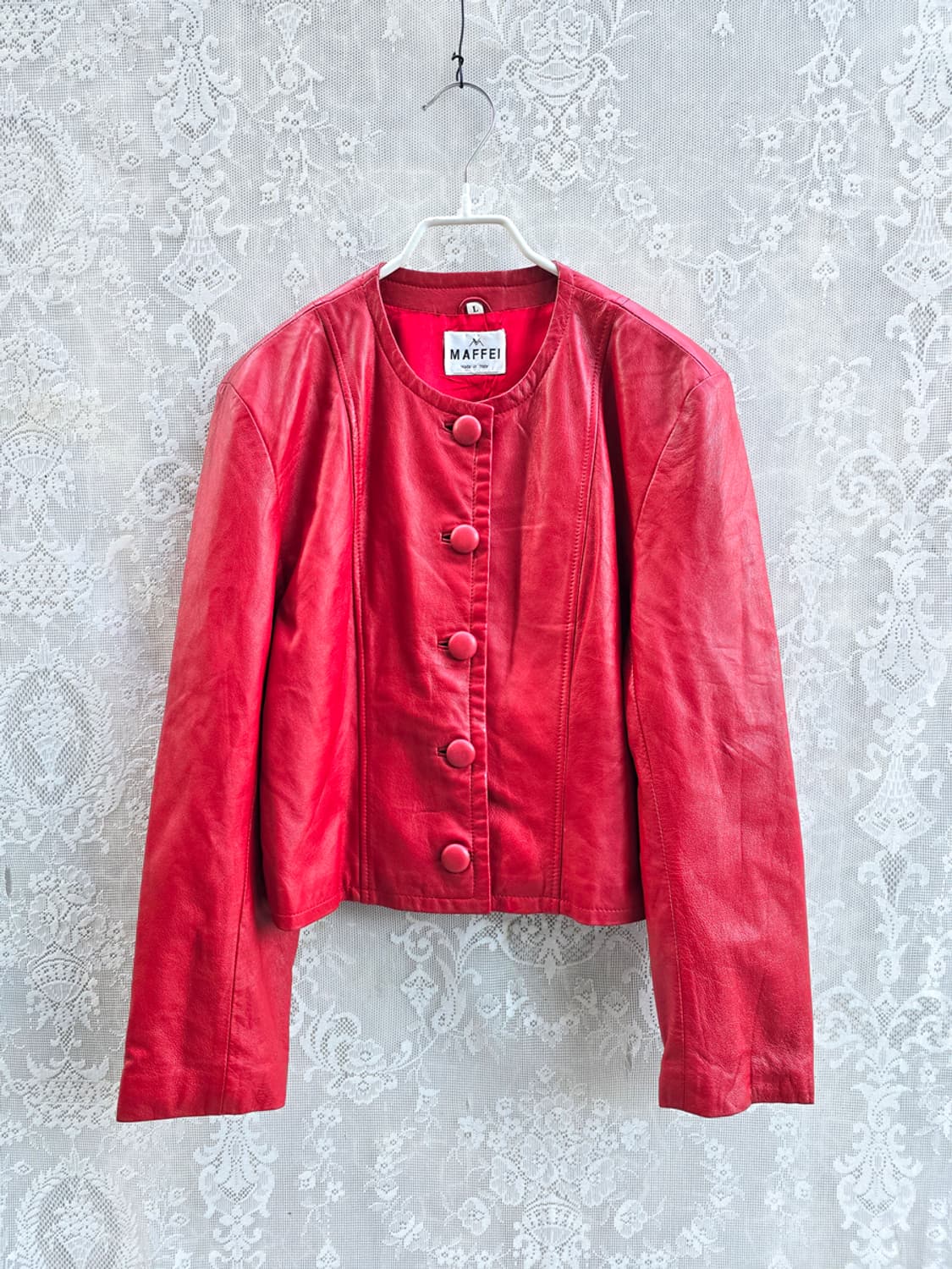 빈티지 램스레더 자켓 이태리 메이드 상품이미지1