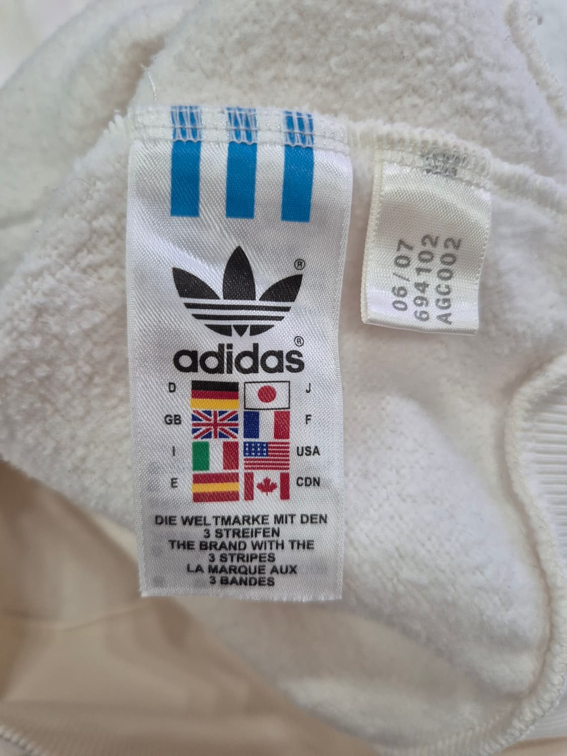 아디다스 파이어버드 빅로고 기모후드티 90(골드 트레포일) 상품이미지4