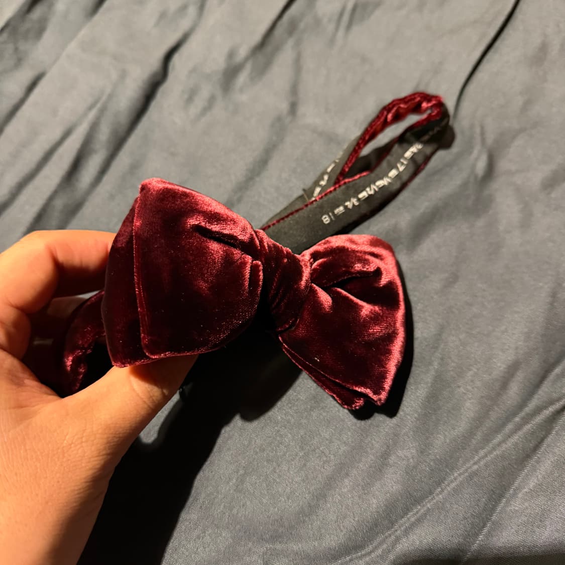 새상품) 톰포드 벨벳 와인 보타이 판매 합니다. 상품이미지4
