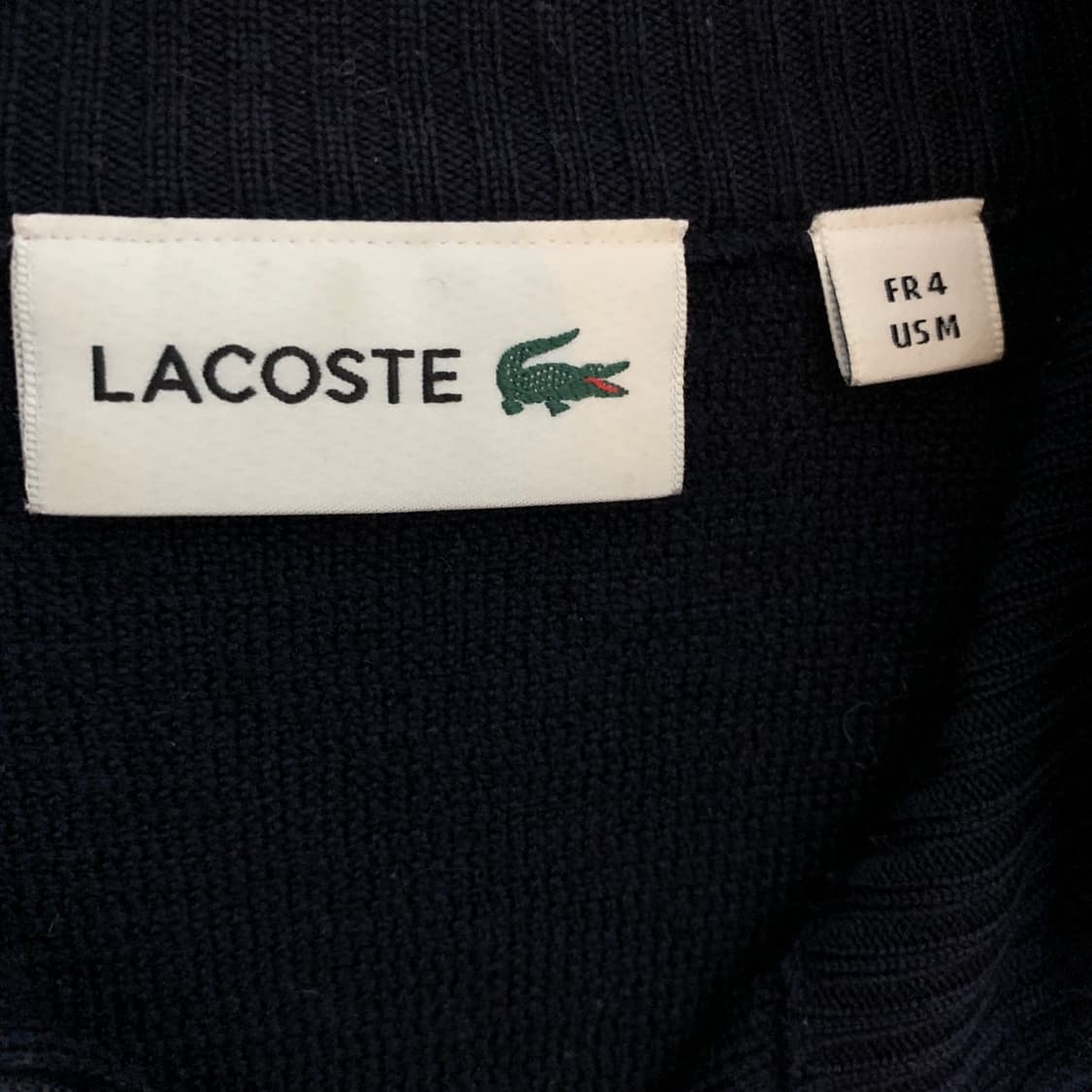 L 라코스테 투웨이 집업 니트 가디건 상품이미지4