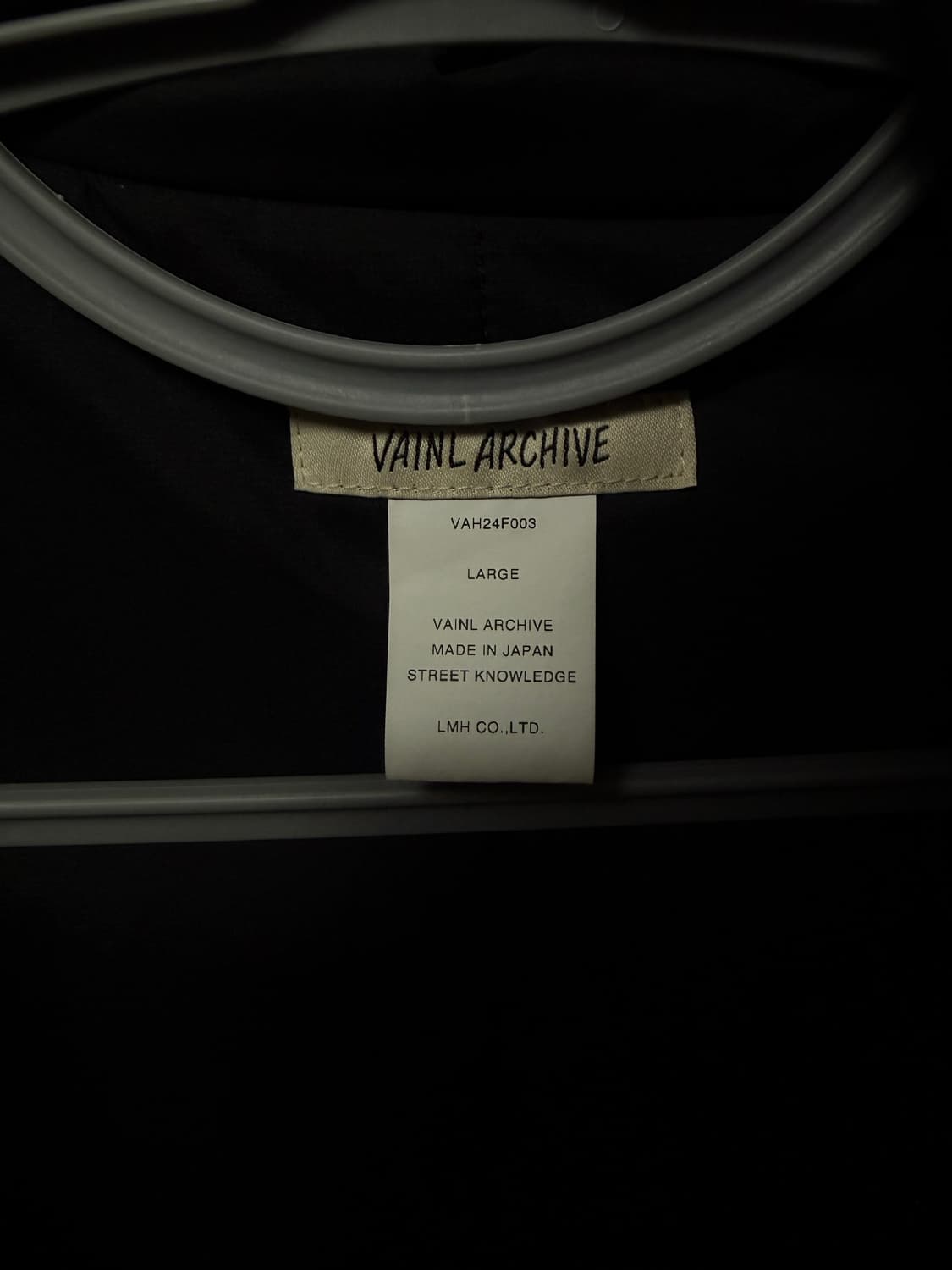 VAINL ARCHIVE VEIL 자켓 상품이미지3