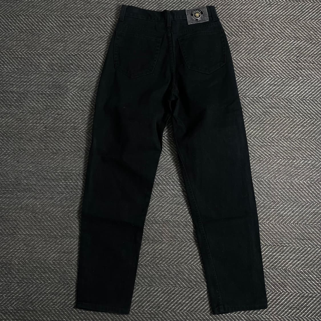 00s 베르사체 아카이브 와이드핏 블랙 데님 팬츠 y 3716 상품이미지5