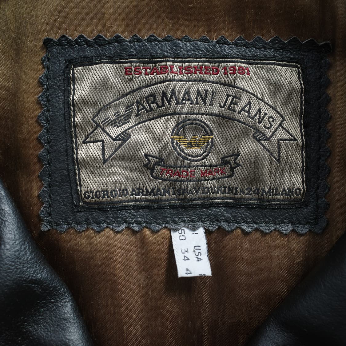 Armani 알마니 아르마니 가죽 레더 코트 상품이미지3