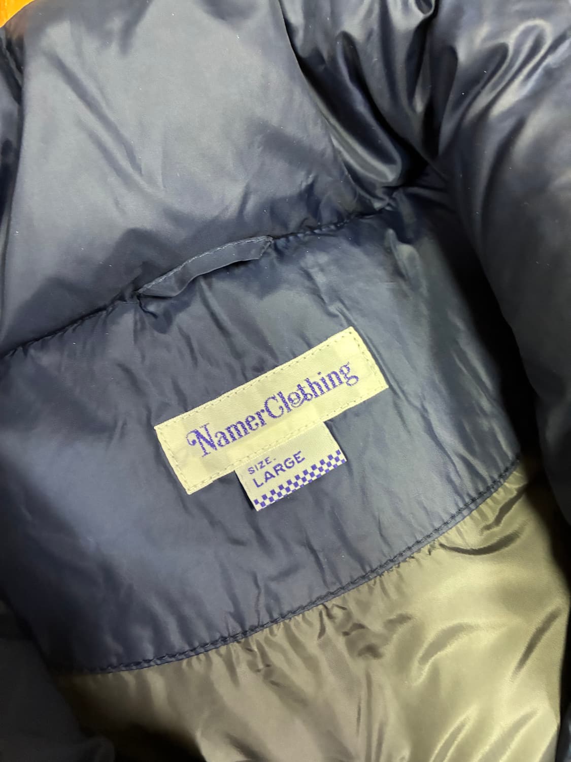 Namerclothing 네이머 클로딩 돔 파카 베스트 네이비 상품이미지4