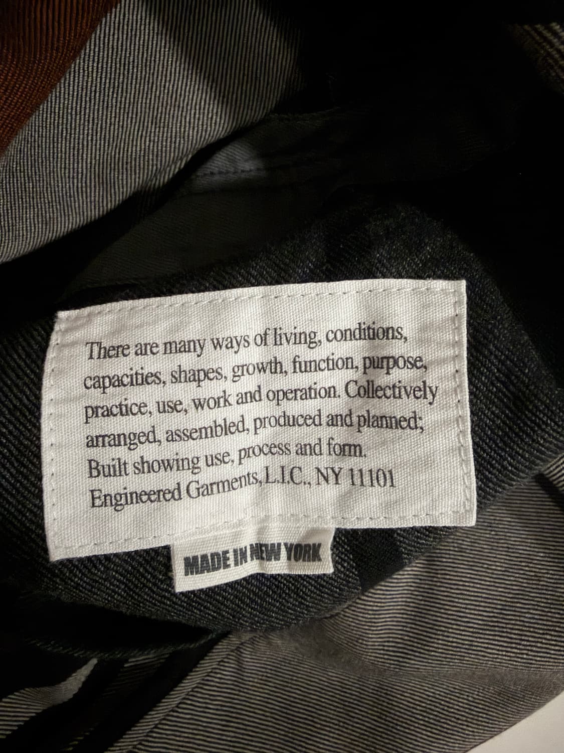 엔지니어스 가먼츠 로이터 재킷 - 멀티 컬러 와이드 스트라이프 워스티드 상품이미지5