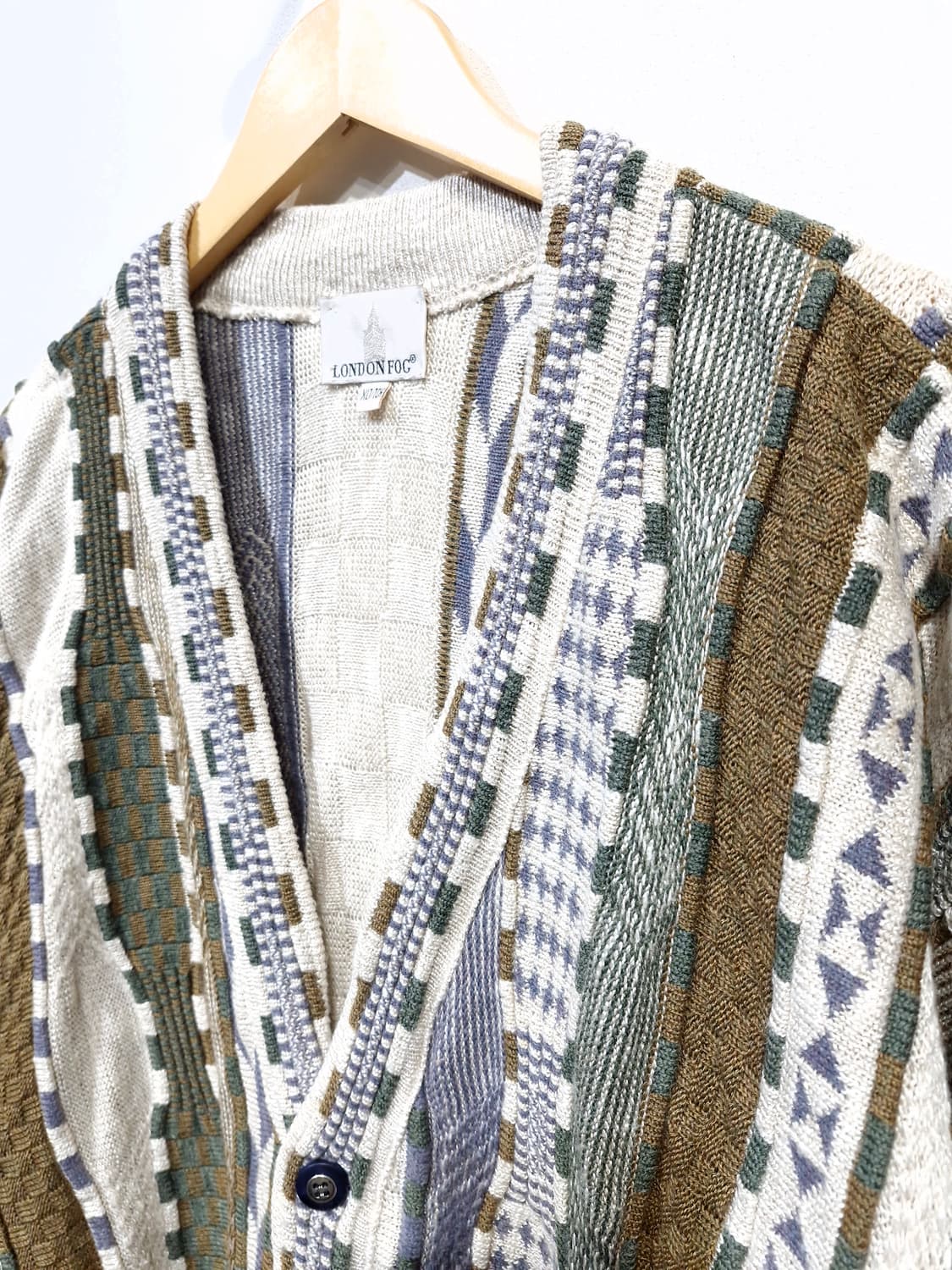 LONDON FOG 런던포그 90's 케이블 가디건(XL) 상품이미지3
