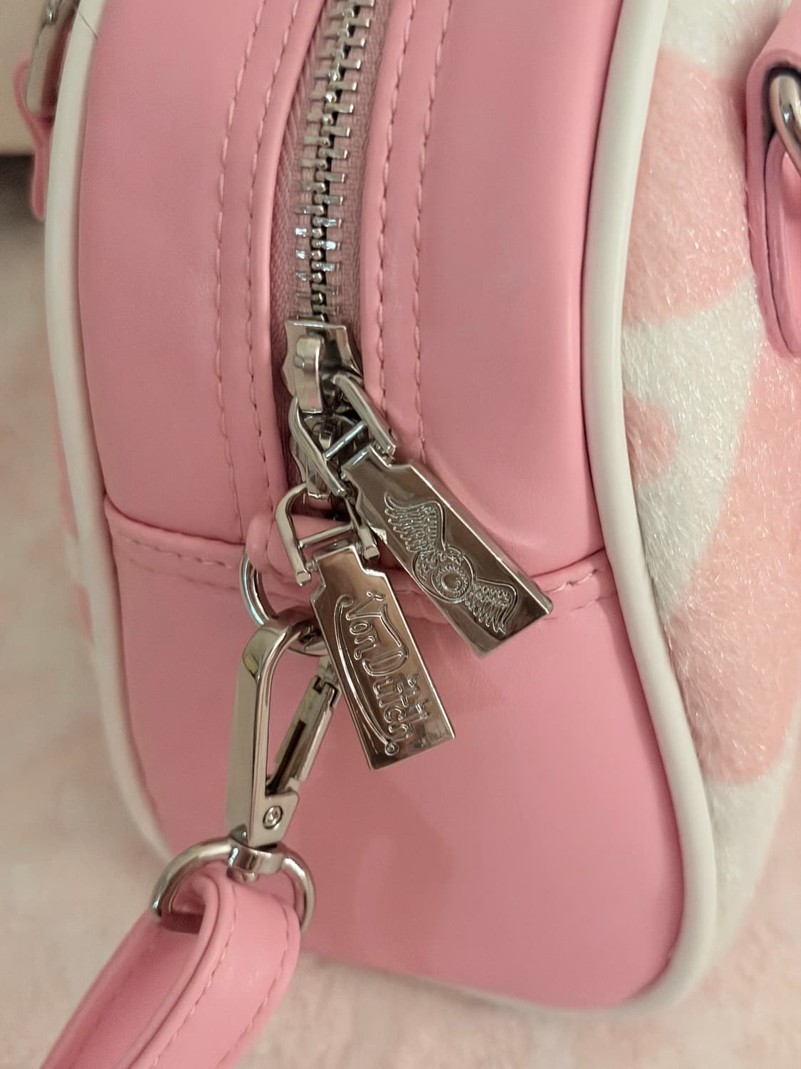 본더치 핑크 카우 핸드백 크로스백 빈티지 베이지메탈클럽 y2k 상품이미지4