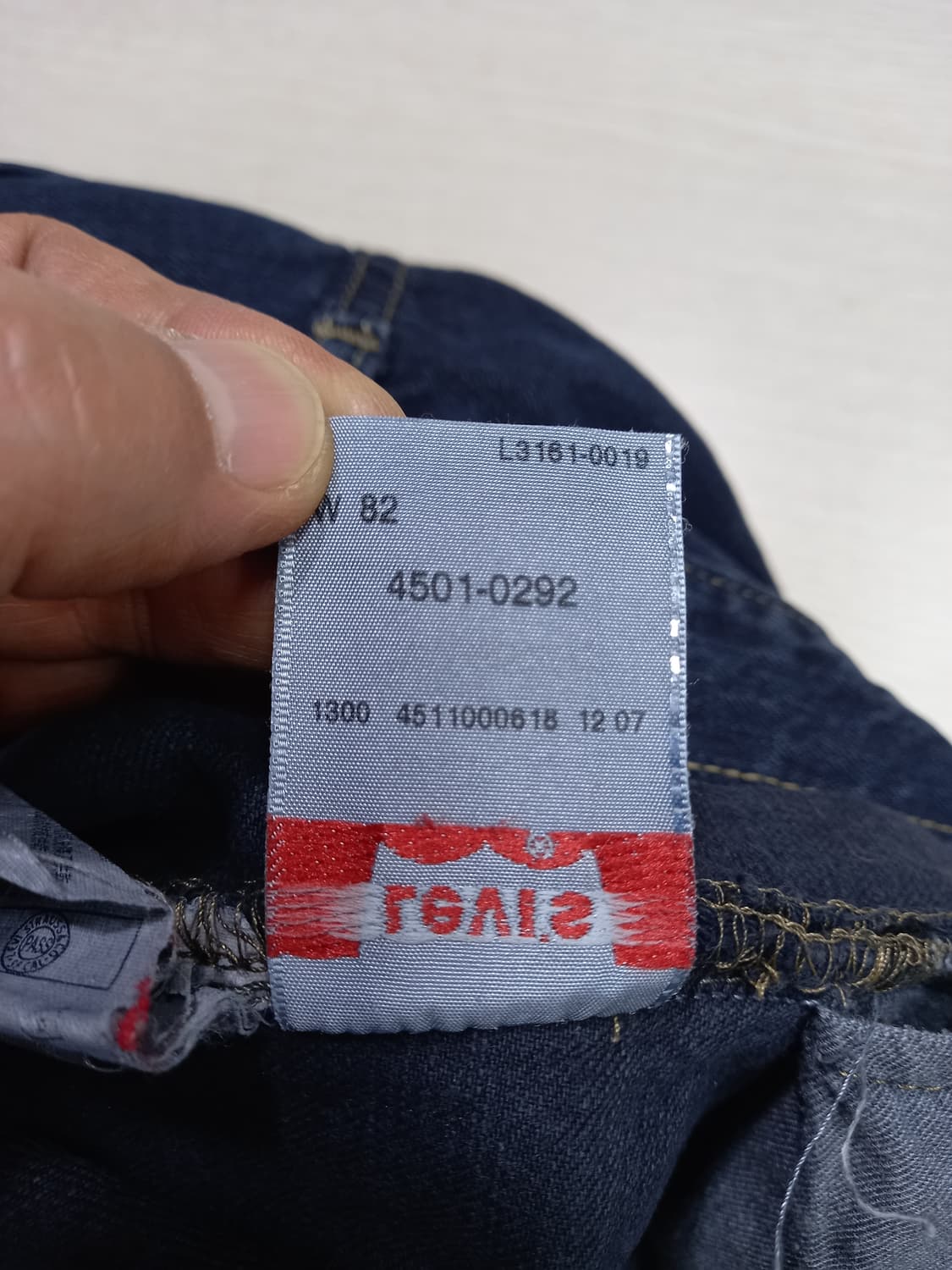 31 07's 리바이스501 일자진 진청 31-478 상품이미지9