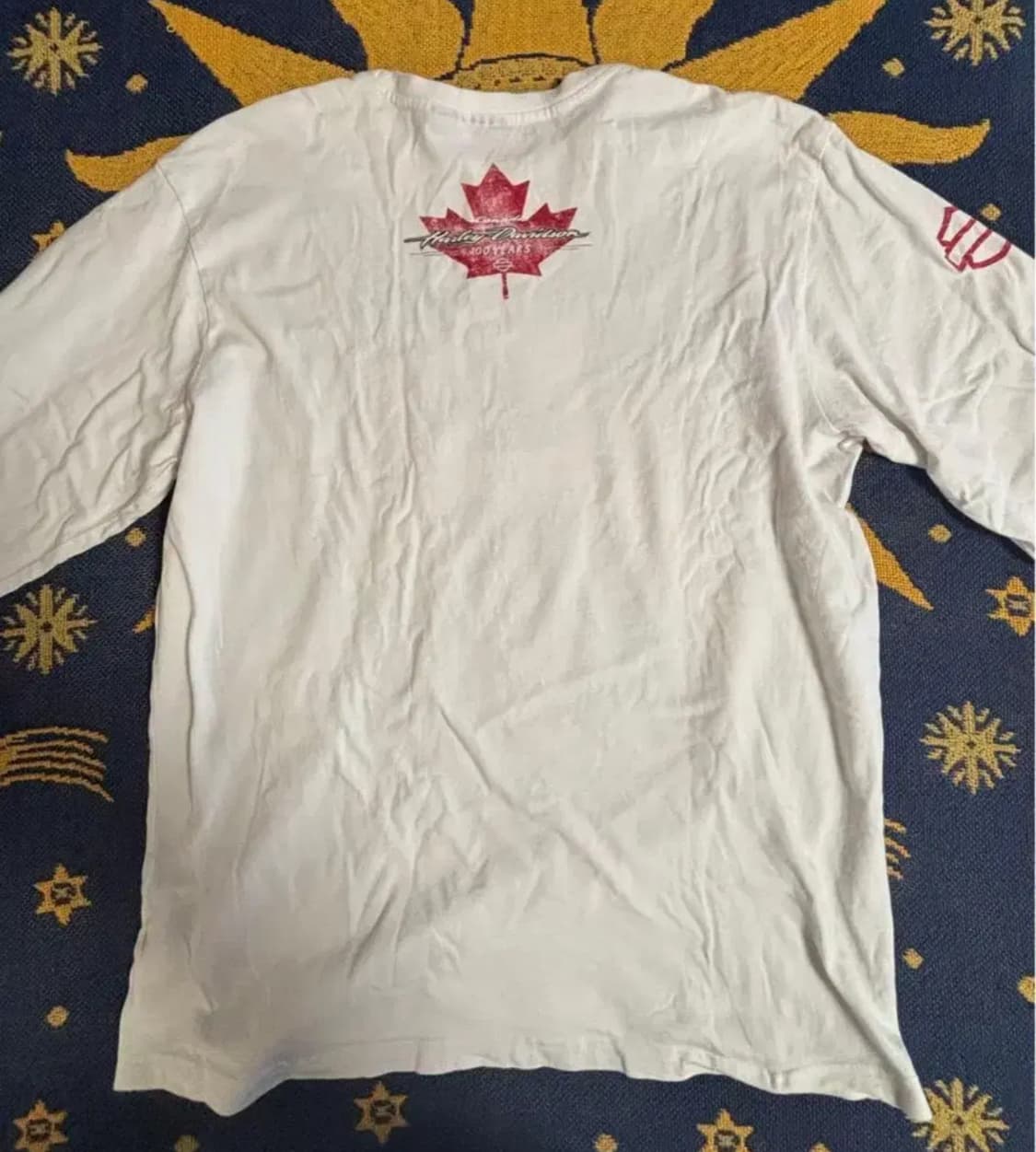 할리 데이비슨 캐나다 한정 100주년 기념 롱슬리브 상품이미지5