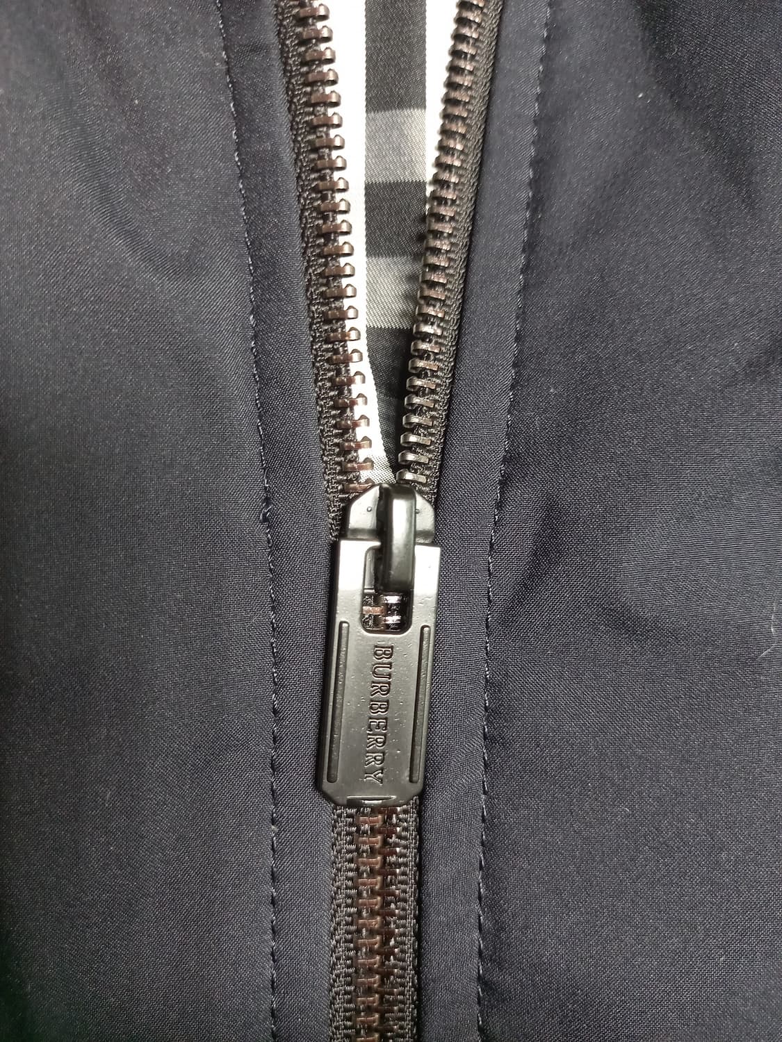 버버리 퀼팅 패딩 자켓  네이비 100 상품이미지3