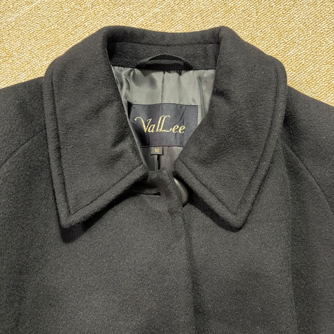 JPN 발레 캐시미어 100% 블랙 코트(M) 상품이미지4