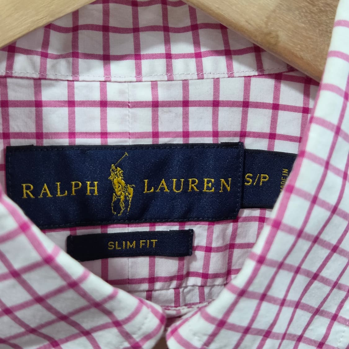 폴로랄프로렌 버튼다운 체크셔츠 S 상품이미지3