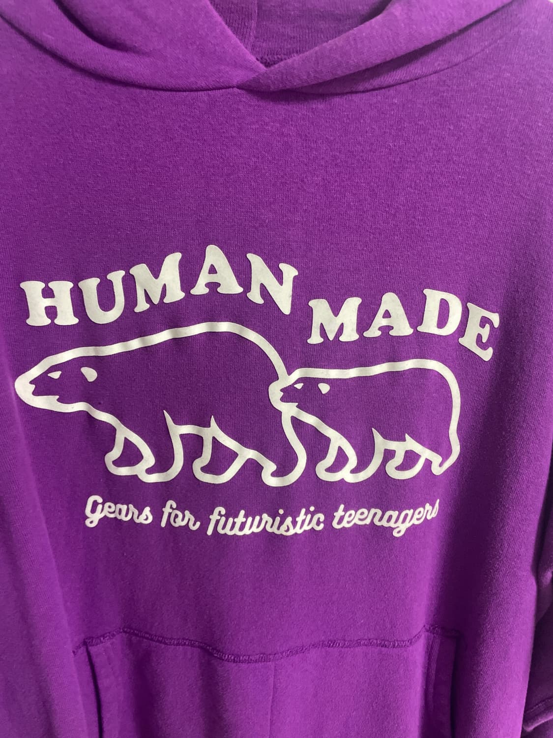 휴먼메이드 베어 후드티 상품이미지1