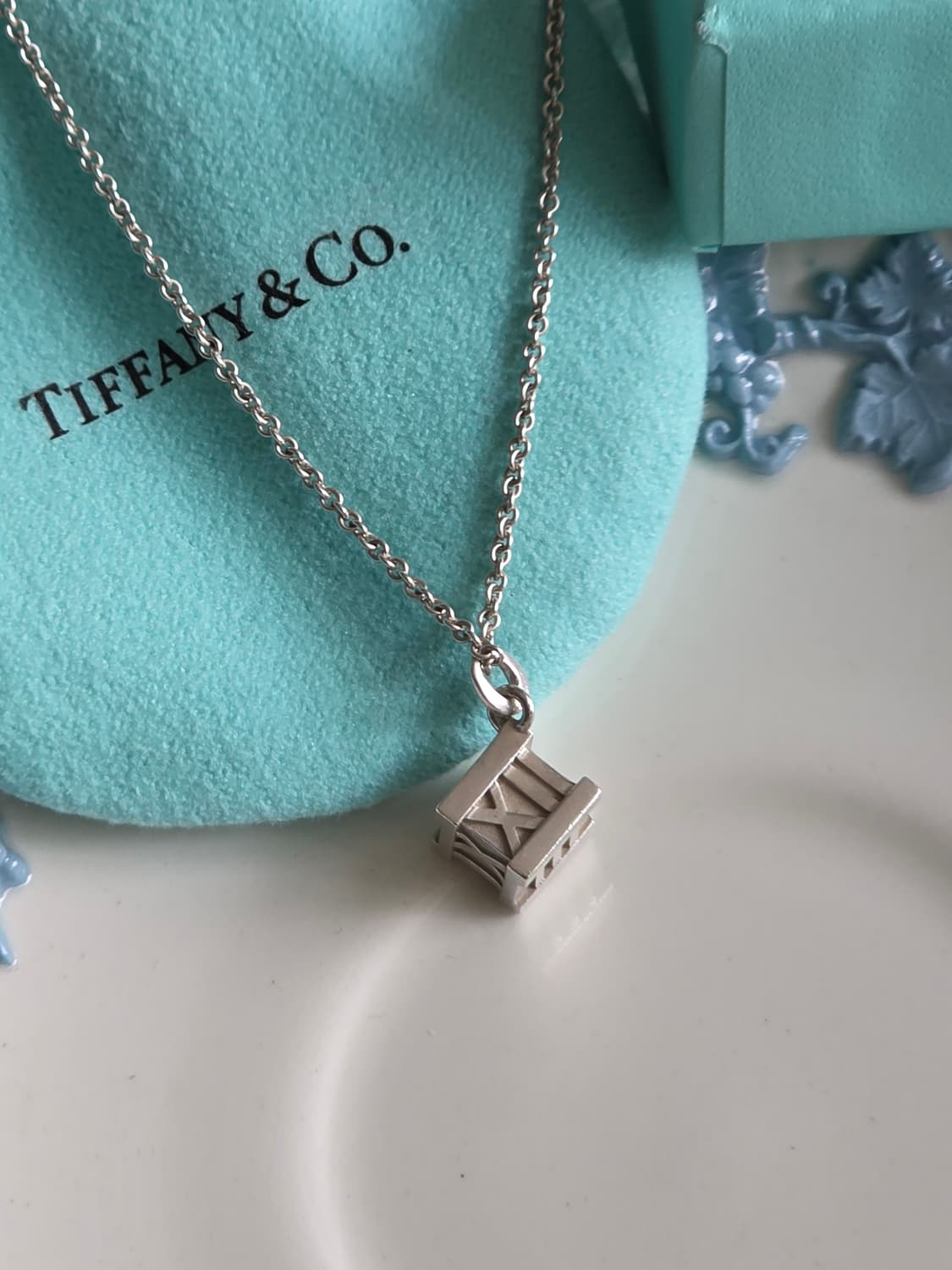 티파니앤코 아틀라스 큐브 실버925 목걸이 상품이미지1